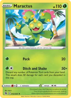 Pokémon-Karte Maractus 012/264
