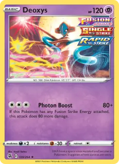 Pokémon-Karte Deoxys 120/264