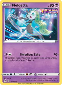 Pokémon-Karte Meloetta 124/264