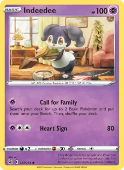 Pokémon-Karte Indeedee 127/264