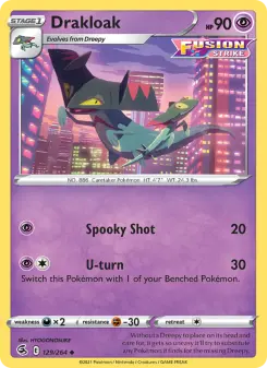 Pokémon-Karte Drakloak 129/264
