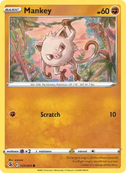 Pokémon-Karte Mankey 133/264