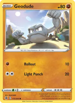 Pokémon-Karte Geodude 135/264
