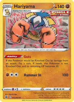 Pokémon-Karte Hariyama 143/264