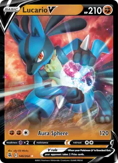 Pokémon-Karte Lucario V 146/264