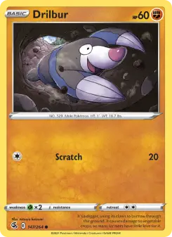 Pokémon-Karte Drilbur 147/264