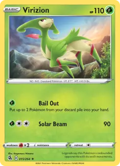 Pokémon-Karte Virizion 015/264