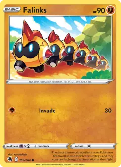 Pokémon-Karte Falinks 155/264