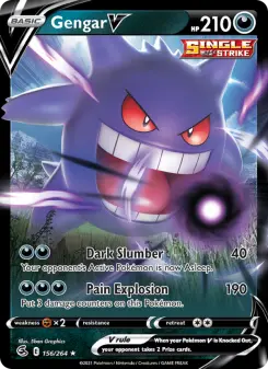 Pokémon-Karte Gengar V 156/264