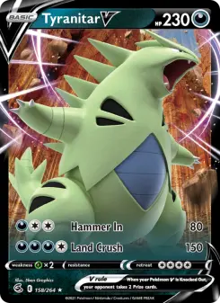 Pokémon-Karte Tyranitar V 158/264