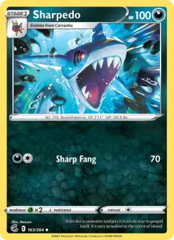 Pokémon-Karte Sharpedo 163/264