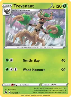 Pokémon-Karte Trevenant 017/264