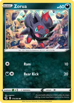 Pokémon-Karte Zorua 170/264