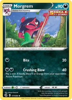 Pokémon-Karte Morgrem 177/264