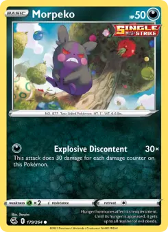 Pokémon-Karte Morpeko 179/264