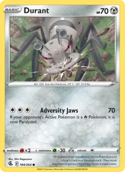 Pokémon-Karte Durant 184/264
