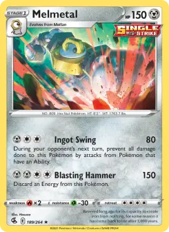 Pokémon-Karte Melmetal 189/264