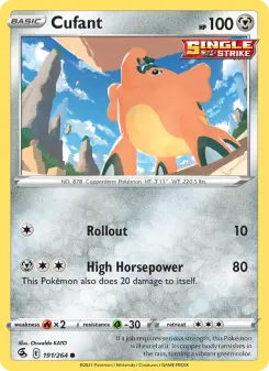 Pokémon-Karte Cufant 191/264