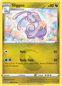 Pokémon-Karte Sliggoo 196/264
