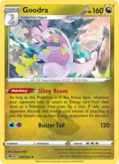 Pokémon-Karte Goodra 197/264