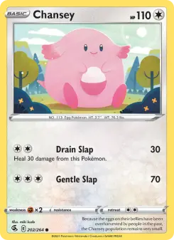 Pokémon-Karte Chansey 202/264