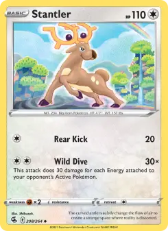 Pokémon-Karte Stantler 208/264