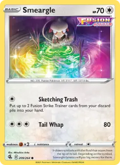 Pokémon-Karte Smeargle 209/264