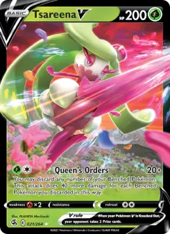 Pokémon-Karte Tsareena V 021/264