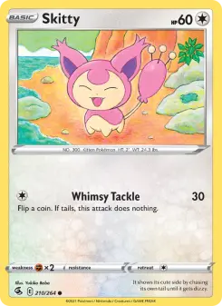 Pokémon-Karte Skitty 210/264