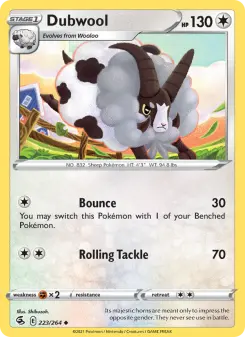 Pokémon-Karte Dubwool 223/264