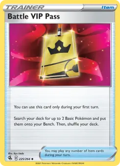 Pokémon-Karte Battle VIP Pass 225/264