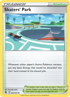 Pokémon-Karte Skaters' Park 242/264