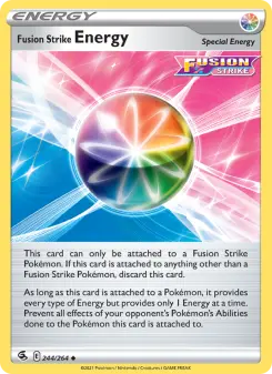 Pokémon-Karte Fusion Strike Energy 244/264