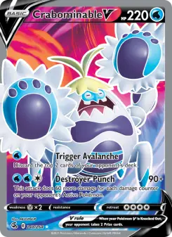 Pokémon-Karte Crabominable V 248/264