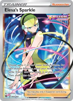 Pokémon-Karte Elesa's Sparkle 260/264