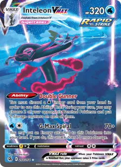 Pokémon-Karte Inteleon VMAX 266/264