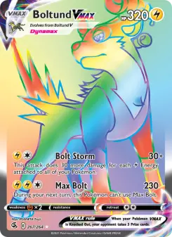 Pokémon-Karte Boltund VMAX 267/264