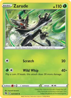 Pokémon-Karte Zarude 027/264