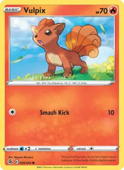 Pokémon-Karte Vulpix 029/264