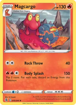 Pokémon-Karte Magcargo 035/264