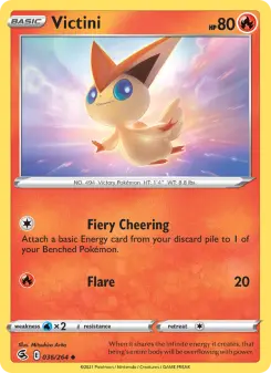 Pokémon-Karte Victini 036/264