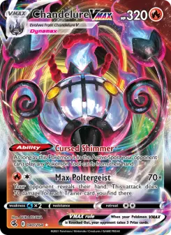 Pokémon-Karte Chandelure VMAX 040/264