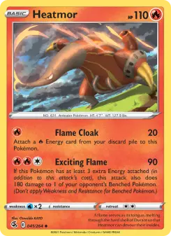 Pokémon-Karte Heatmor 041/264