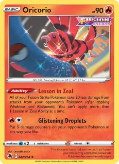Pokémon-Karte Oricorio 042/264