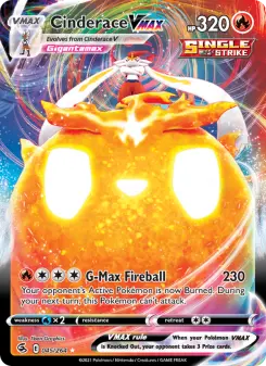 Pokémon-Karte Cinderace VMAX 045/264