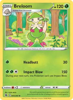 Pokémon-Karte Breloom 005/264