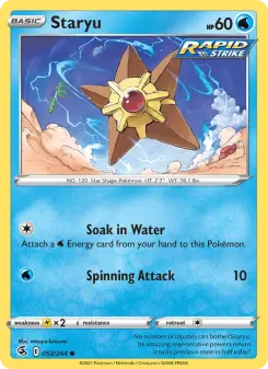 Pokémon-Karte Staryu 052/264