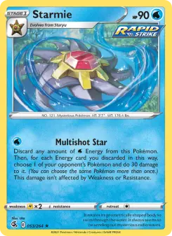 Pokémon-Karte Starmie 053/264