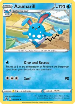 Pokémon-Karte Azumarill 059/264