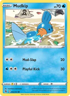 Pokémon-Karte Mudkip 062/264